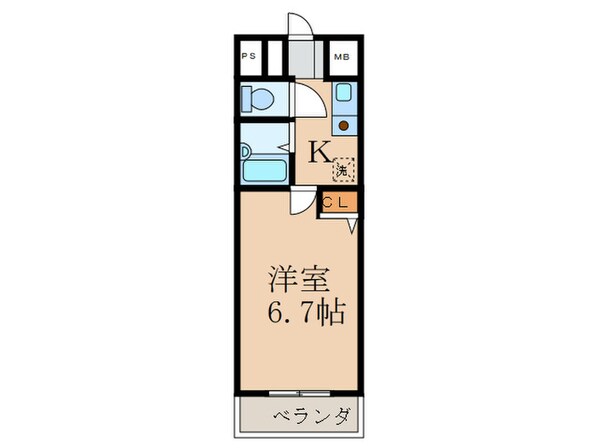 コスモハイツの物件間取画像